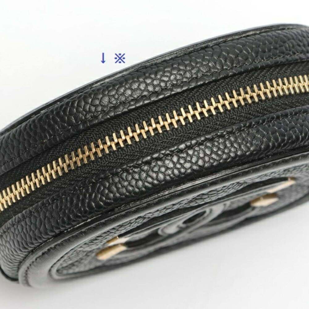 CHANEL Black Caviar Leather Wallet - Picture 4 of 6